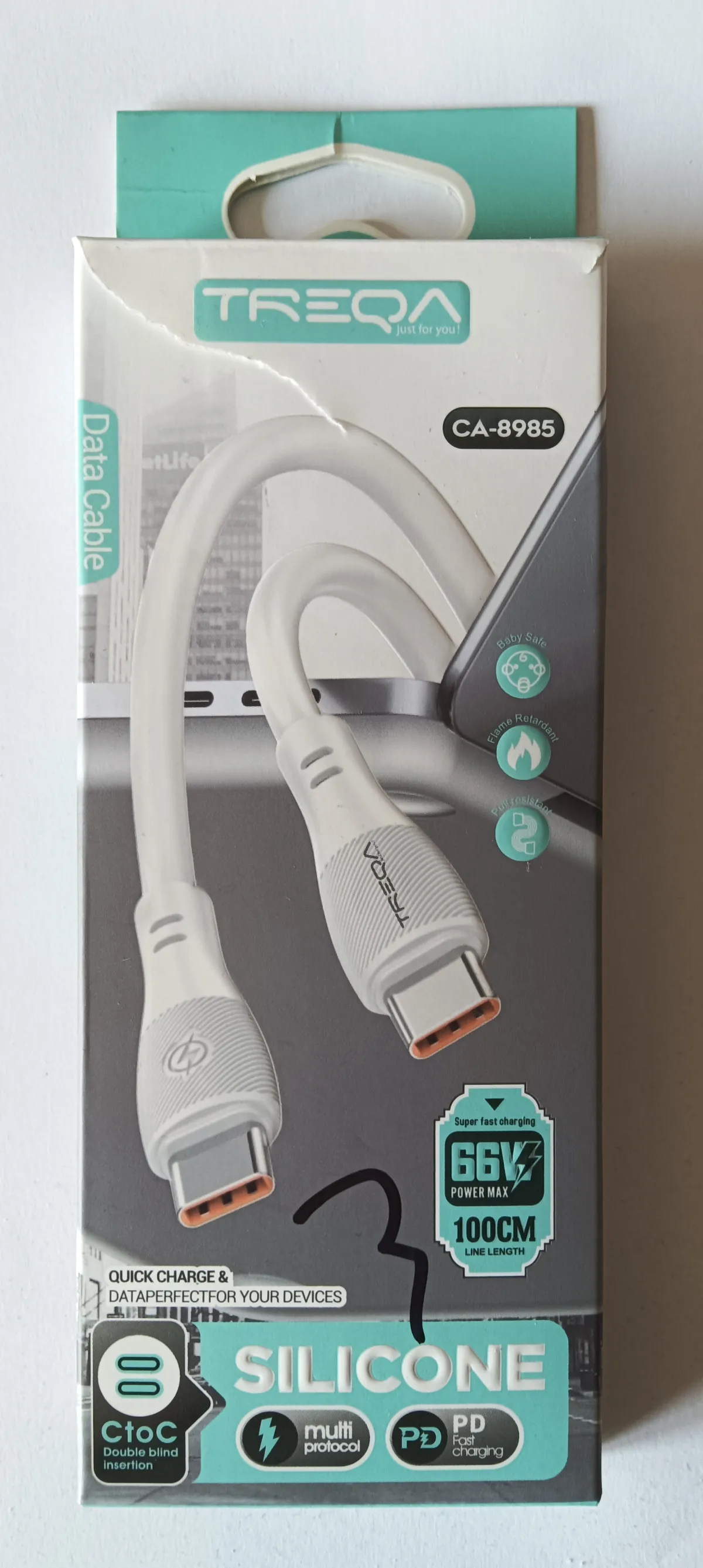 Ταχυφορτιστής Type-C to Type-C